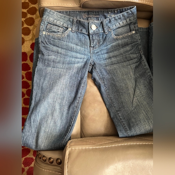 Guess blue Jeans Stretch material size 30, Silver stones - Picture 5 of 7
